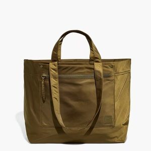 Madewell (Re)sourced Tote Bag - Golden Spinach Color